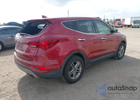 2017 Hyundai Santa Fe Sport 2.4L from USA, damaged, VIN 5XYZT3LB8HG428806